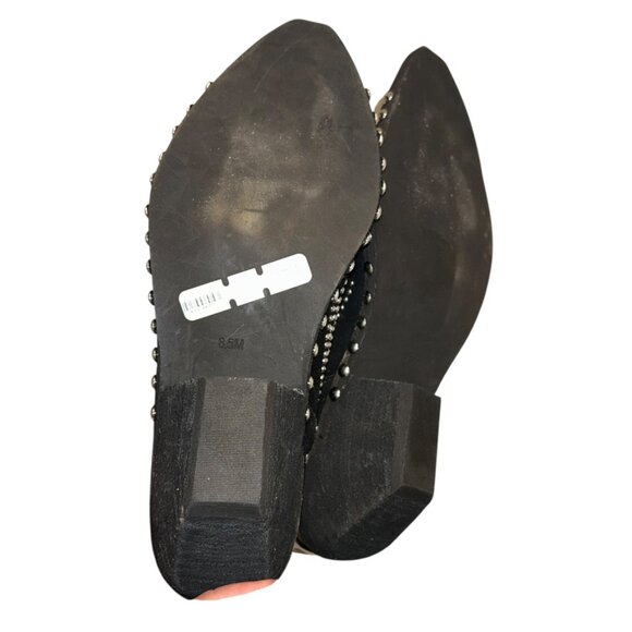 Jeffrey Campbell NEW black studded ankle cowboy boots NEW 8 1/2 - Picture 6 of 6